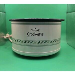 Rival Crock-ette 1 Quart Slow Cooker Crock Pot Model 3200 Spice Leaves Tested